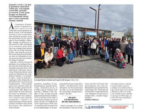 Récap de l&rsquo;événement : les 3000 pas d’Annemasse